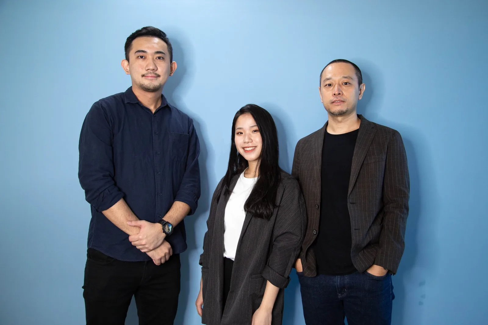  【Teamdoor x 點點簽】《數位轉型直達車——招募流程線上化》分享會合影（圖左至右，Teamdoor 產品負責人 Allen、主持人 Mindy、凱鈿行動科技商務總監 Albert） 